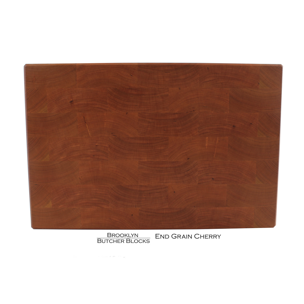 Over The Counter Cherry Wood Edge Grain Cutting Board, Includes